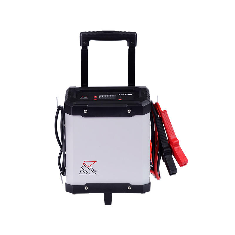 Carregador de bateria da série KC-A com função de início rápido Display LCD de 12/24 V, corrente de carga máxima 60 A, corrente de partida 12 V 350 A, 24 V 300 A COM ENTRADA 110 V ou 220 V/230 V