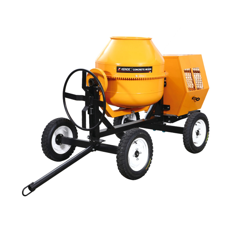 Misturador de concreto COM-350SF/400SF/450SF com quatro rodas para fácil transporte