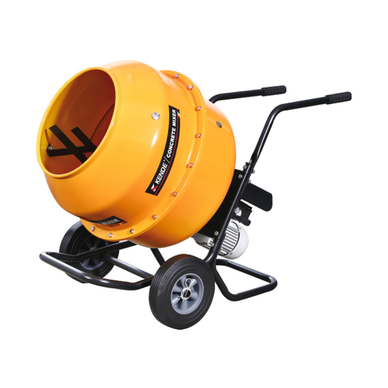 Misturador de concreto HCM-130L com suporte de rolo de design manual e descarga precisa