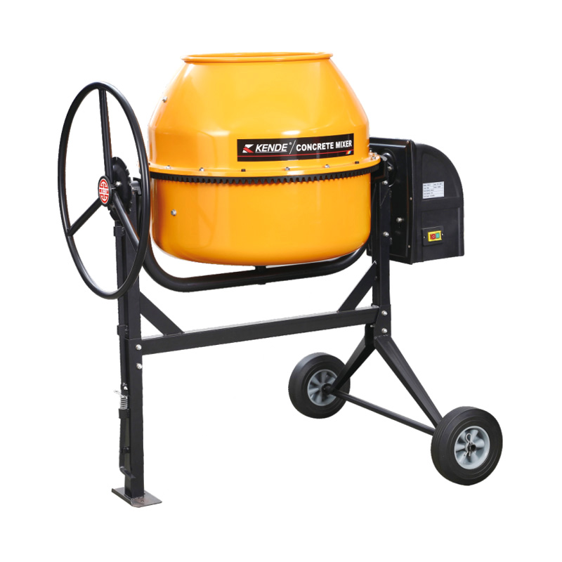 Misturador de concreto COM-210L com operação de pedal de alta capacidade e mistura eficiente